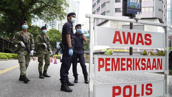 Malaysia Darurat Corona, Pemerintah Lockdown 6 Distrik