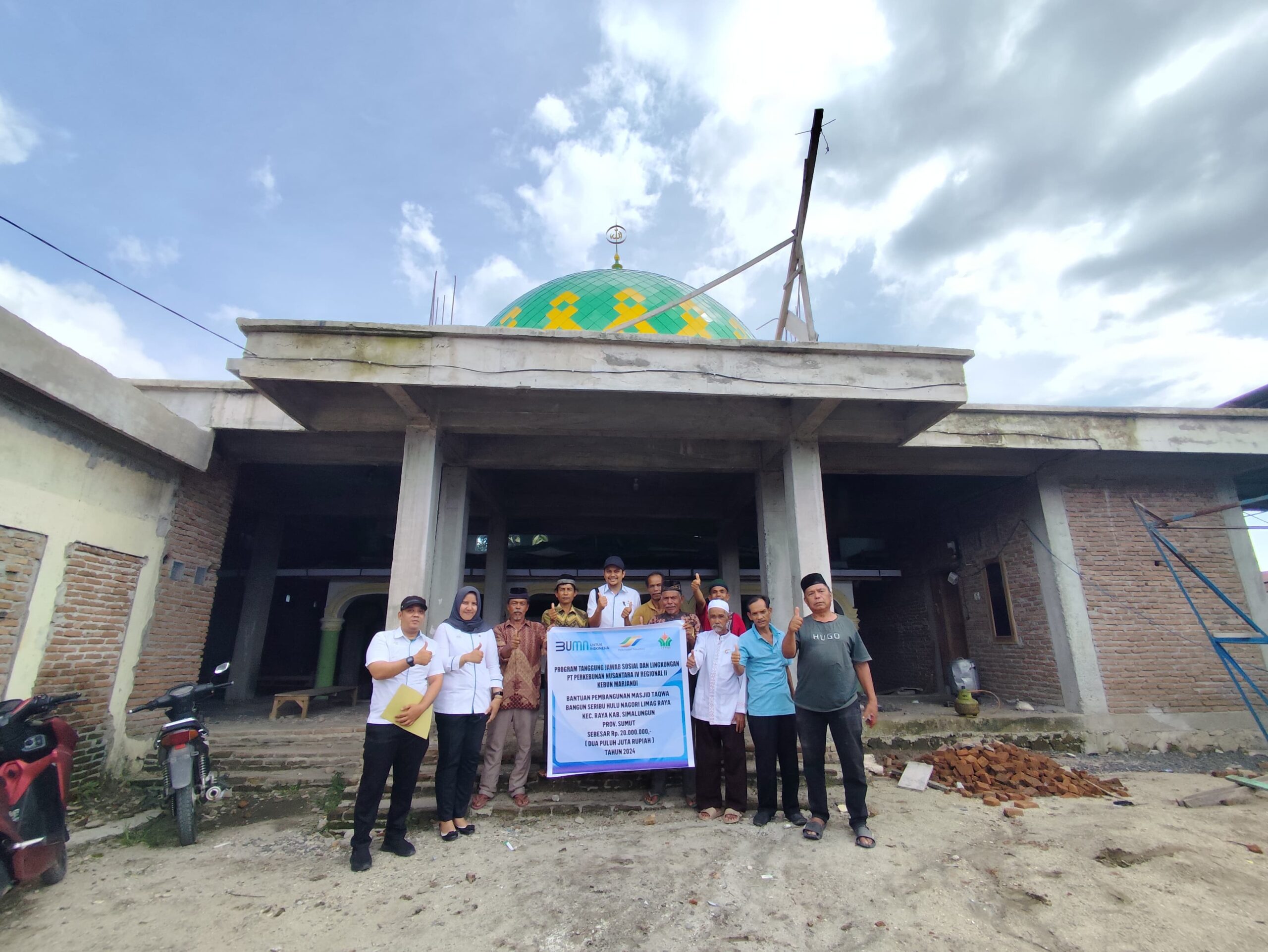 Melalui Program TJSL PTPN IV Regional 2 Kebun Marjandi Kembali Mempererat Hubungan Yang Baik Terhadap Masyarakat Sekitar