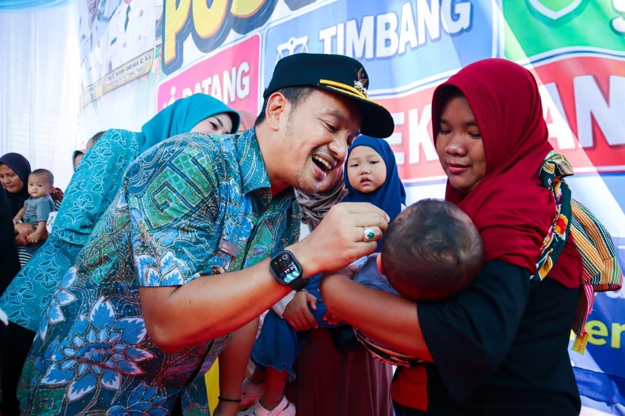 Wali Kota Tebingtinggi Hadiri Kampanye dan Germas, Ungkap Angka Stunting Turun